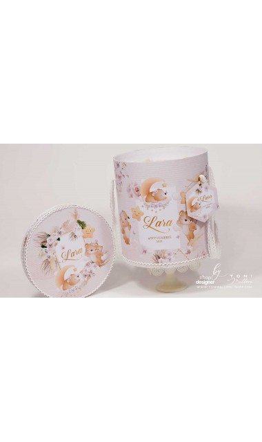 Trusou botez cu iarba pampass ursuleti si stele Pampas Bear 15
